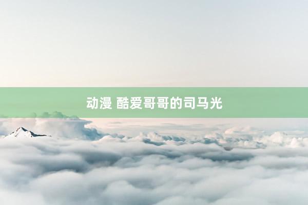 动漫 酷爱哥哥的司马光